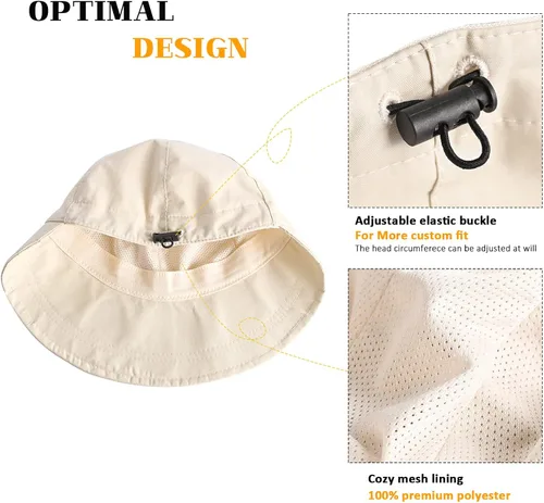 Vista 3 de Sombreros de sol para mujer, sombrero de sol de playa de verano para mujer, visera ancha Fedora gorra UPF50+