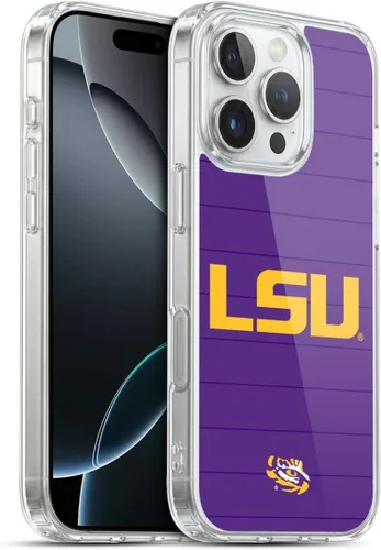 Vista 116 de Head Case Designs Funda de gel suave con licencia oficial de la Universidad Estatal de Louisiana LSU Camou compatible con Apple iPhone 7 Plus/iPhone