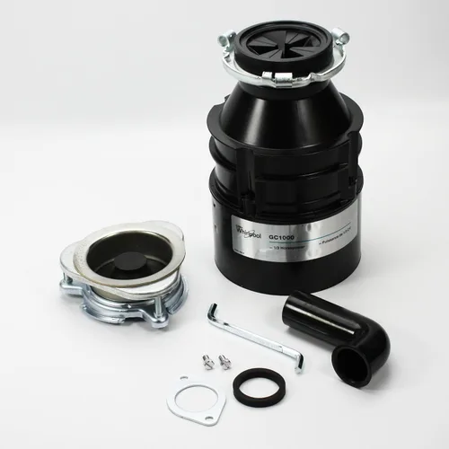 Vista 3 de Whirlpool GC1000XE triturador de basura para lavabo de 1/3 hp, negro