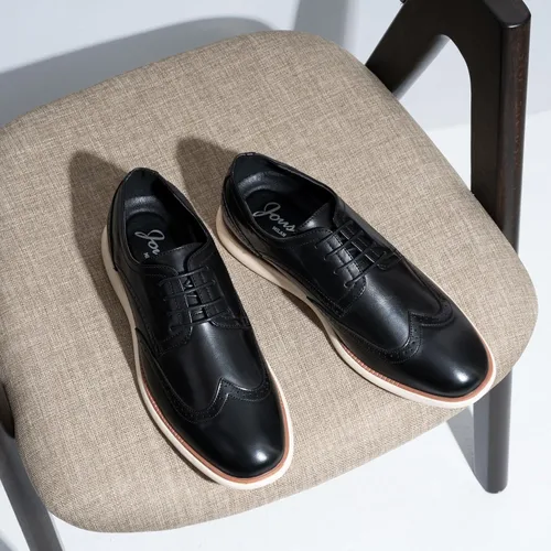 Vista 3 de Jousen Zapatos de vestir para hombre Brogue Formal con cordones Oxfords