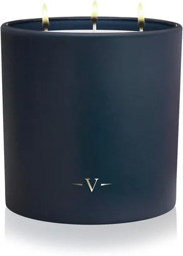 Vista 4 de Charles Farris British Expedition - Vela perfumada de 3 mechas de clavo, tabaco y té de menta