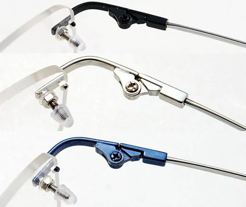 Vista 6 de Agstum Blue Light Blocking Glasses - Flexible Rimless Titanium Alloy Eyeglasses Frames Clear Lens
