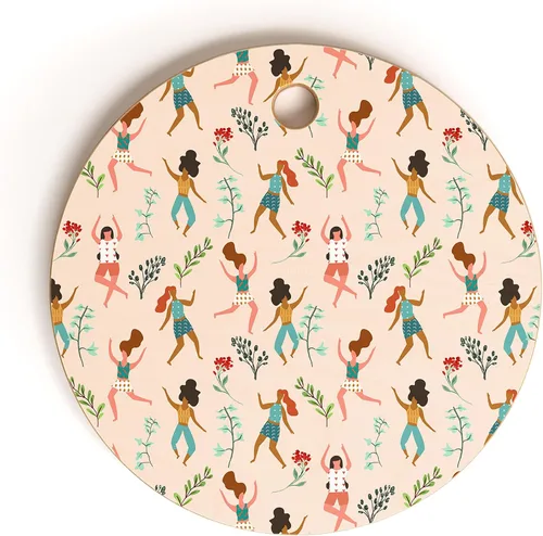 Vista 14 de Society6 Tabla de cortar de bambú 83 naranjas botánicas Boho Art Decoración de cocina Tabla de servir segura para alimentos, alia, 11.5 pulgadas