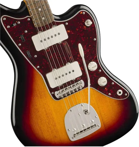 Vista 4 de Guitarra eléctrica Squier Classic Vibe 60s Jazzmaster, con garantía de 2 años, Sunburst de 3 colores, diapasón de laurel 3-Color Sunburst