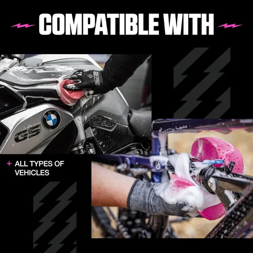Vista 11 de Muc Off Esponja expansiva: esponja de limpieza de bicicleta Microcell de primera calidad con forma ergonómica y facilidad de uso