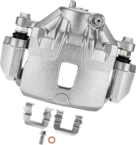Vista 14 de cciyu Conjunto de pinza de freno trasera izquierda 18B4644A con soporte para Buick Rendezvous, para Chevy Venture, para Oldsmobile Silhouette