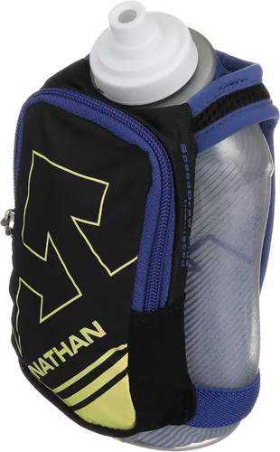 Vista 3 de Nathan SpeedDraw Plus Botella de agua de mano aislada – Botella para correr sin agarre para corredores, senderismo y deportes