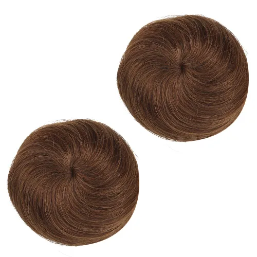 Vista 22 de 2 extensiones de moño de cabello, accesorio de peluca, extensiones de cabello rizado y ondulado, extensiones de cabello recogido, extensión de moño