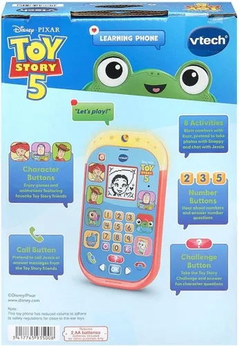 Vista 8 de VTech Disney and Pixar Toy Story 5 Learning Phone