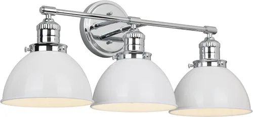 Vista 44 de Design House 519892 Kimball Industrial Farmhouse Luz de Pared Interior de 1 Luz con Pantalla de Metal para Pasillo, Baño, Cocina, Vestíbulo, Pintura