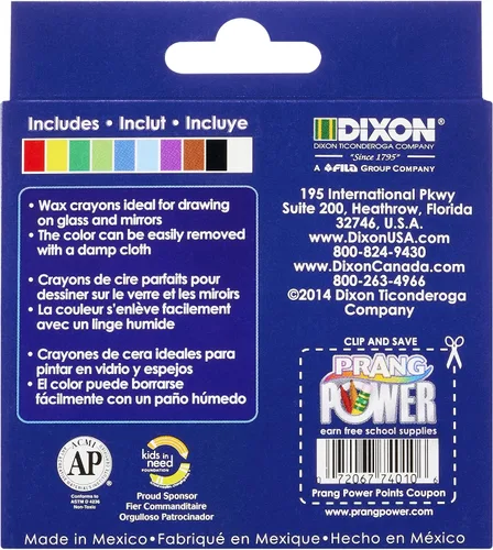 Vista 3 de DIX74010 - Crayones de cristal Prang Decor