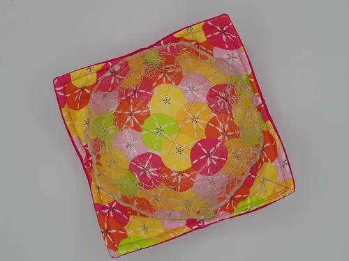 Vista 6 de Dólares de arena de neón para microondas, rosa, verde lima, naranja, arena, dólar, reversible, apto para microondas, cuenco para el océano