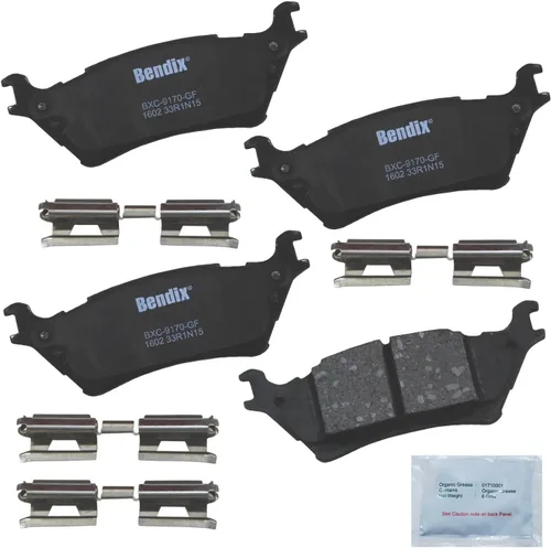 Vista 77 de Bendix Priority1 CFC154 - Juego de pastillas de freno de disco para Avanti II, Century, LeSabre, Regal, Riviera, chasis comercial, DeVille