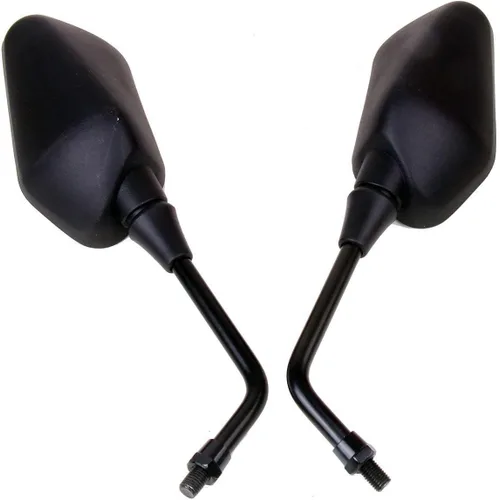 Vista 2 de 1 par de espejos retrovisores de motocicleta negros compatibles con Triumph Tiger Explorer ABS