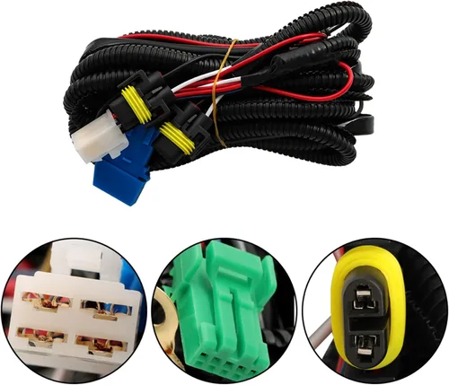 Vista 8 de Silscvtt 2 luces antiniebla de repuesto para Civic Coupe/Sedan 2019 2020 con bisel de parachoques delantero, cables de interruptor de bombillas