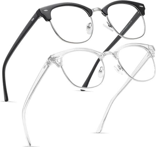Vista 11 de Perfectmiaoxuan - Gafas con bloqueo de luz azul, anteojos para computadora/juegos/pantalla para mujeres u hombres, anti luz azul y UV
