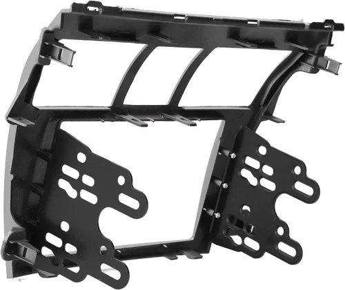 Vista 5 de Doble DIN coche estéreo Fascia Dash Kit para Toyota Belta Sedan Navigation (plata)