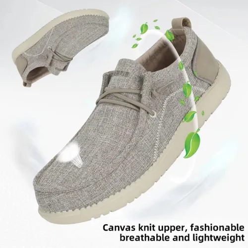 Vista 8 de 1TAZERO Zapatos casuales para hombre con plantillas de soporte de arco, mocasines para fascitis plantar