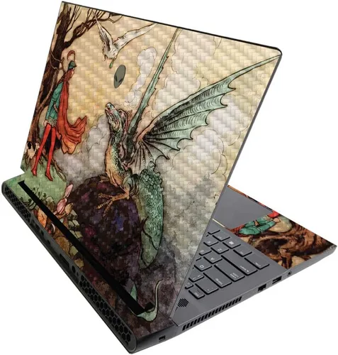 Vista 334 de MightySkins - Skin brillante con purpurina para Alienware M17 R3 (2020) y M17 R4 (2021) - Diversión de los años 90 Acabado duradero con purpurina