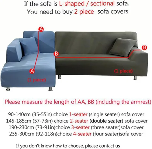 Vista 5 de IMYOGI Fundas de sofá de alta elasticidad de felpa de alta elasticidad para sofá modular en forma de L, fundas de sofá suaves y lavables, protector