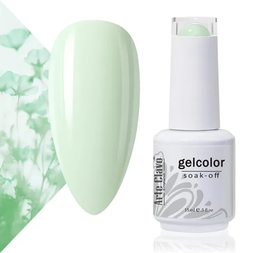 Vista 32 de Arte Clavo Pearlescent Nude Gel Nail Polish 15ml - HEMA Free Soak off UV LED Nail Gel for Manicure, DIY Nail Art, Home Salon Use 11029