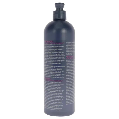 Vista 2 de Roux Fanci-Full - Enjuague instantáneo de color para el cabello de Roux, Black Rage, unifica temporalmente los tonos, mezcla gris, 15.2 onzas