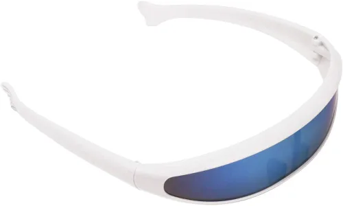 Vista 4 de Ocean Line Futuristic Narrow Cyclops Gafas de sol UV400 Personality Mirrored Lens