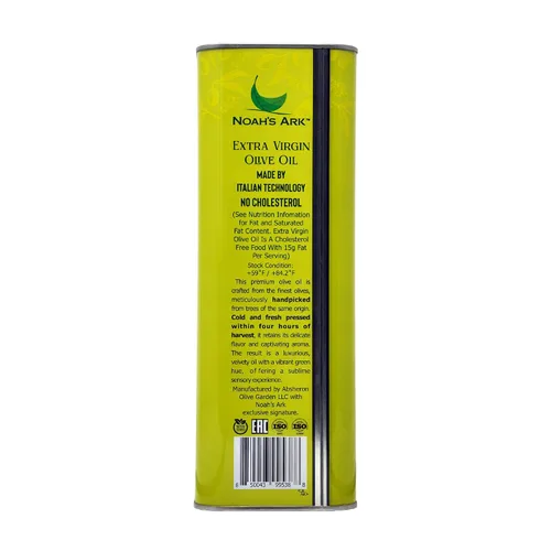 Vista 3 de Aceite de oliva virgen extra prensado en frío y fresco Arbequina de Noah's Ark Origen único, alto polifenol - 3L/101 oz