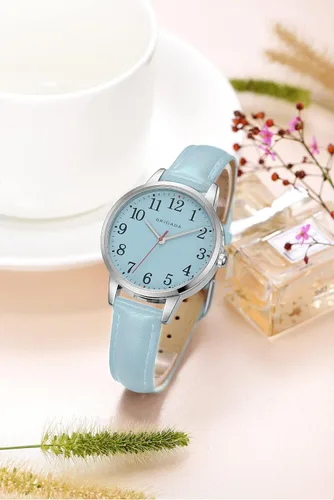 Vista 7 de BRIGADA - Reloj de mujer elegante reloj para mujer correa de cuero reloj de chicas para mujer impermeable
