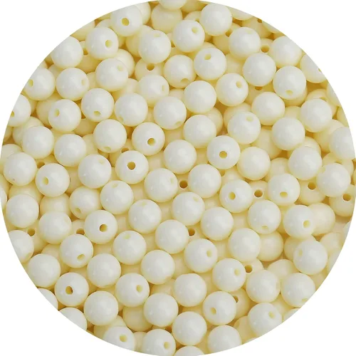 Vista 10 de BONNY BOXX 2000 piezas 4 mm cuentas redondas de acrílico de zafiro suave, bolas de plástico de chicle de burbujas, cuentas gruesas de bolas