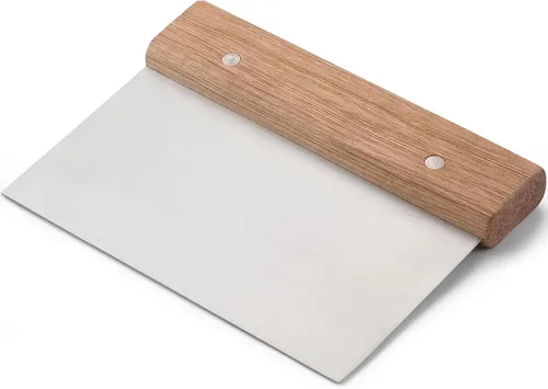 Vista 3 de Winco Raspador de Masa Winware de Acero Inoxidable con Mango de Plástico, 6 x 3 pulgadas, 1 Unidad (Paquete de 1)