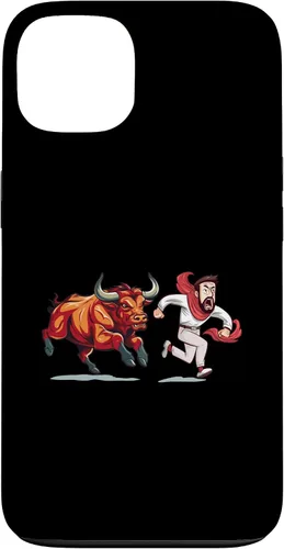 Vista 7 de Funda para iPhone 15 Pro Saint Fermin Bulls Running