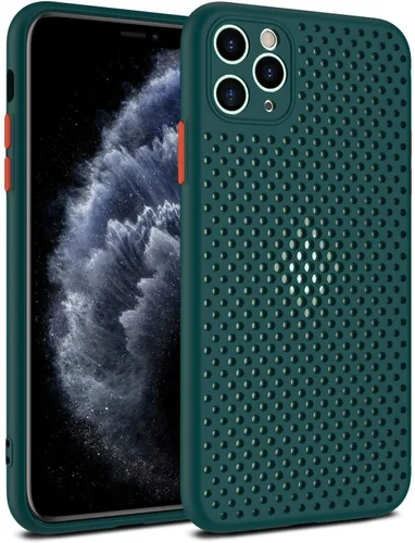 Vista 29 de Funda de disipación de calor para teléfono, nueva funda celular permeable con agujeros para disipación de calor, protección completa de lente