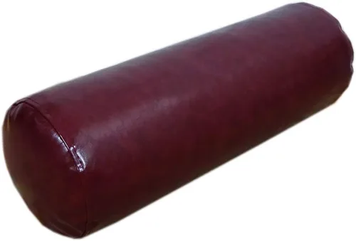 Vista 18 de Almohada cervical de piel sintética impermeable con cojín cervical redondo cilíndrico para el cuello, almohada de espalda de cintura, cojín de apoyo