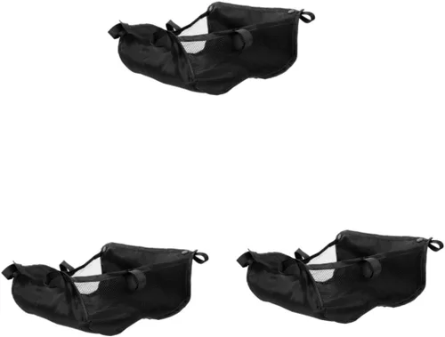 Vista 10 de TOYANDONA - Cesta organizadora para cochecito de bebé, bolsa inferior ligera y portátil, de gran capacidad, para artículos esenciales para bebés