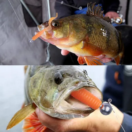 Vista 4 de Goture Round Jig Head, Jig Head Hooks for Freshwater Saltwater Fishing, Swimbait Jig Heads with Fishing Box for Trout Bass Fishing, Crappie Pro Jig