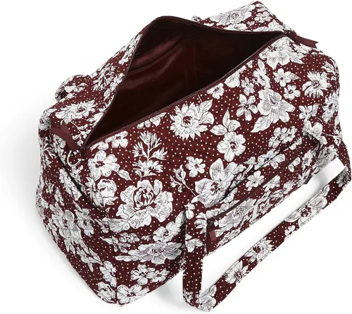 Vista 2 de Vera Bradley Women's Cotton Collegiate Large Travel Duffle Bag (Multiple Teams Available)