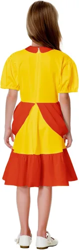 Vista 6 de Remimi Girls Princess Peach Costume Super Brother Halloween Daisy Cosplay Dress 5-14 Years
