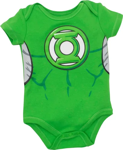 Vista 5 de DC Comics Justice League Batman Superman The Flash Baby 5 Pack Costume Bodysuits Newborn to Infant