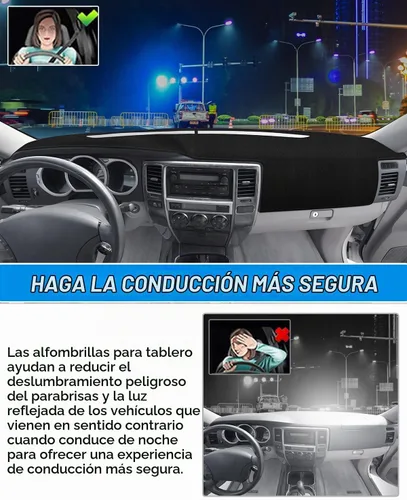 Vista 7 de CARTIST Cubierta para Tablero Compatible con Toyota 4Runner 2003 2004 2005 2006 2007 2008 2009 Accesorios Cubierta de Tablero Alfombra