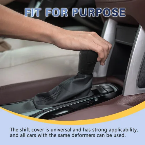 Vista 7 de Funda para Pomo de Palanca de Cambios de Automóvil, Funda para Palanca de Cambios de Automóvil, Protector de Palanca de Cambios de Auto