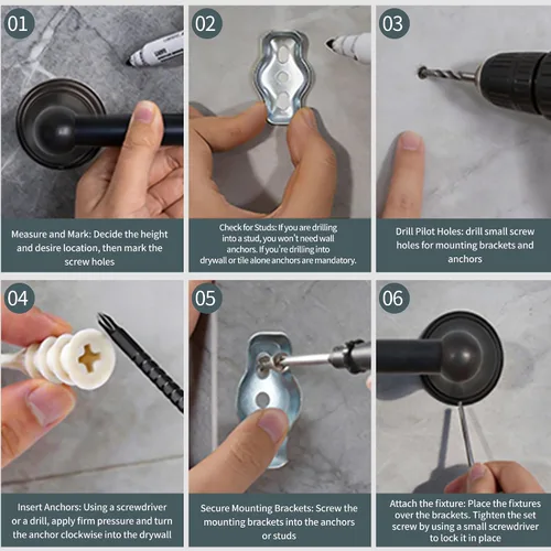 Vista 7 de Formosa Design Hardware - Kit de accesorios de baño (4 piezas, bronce oscuro)
