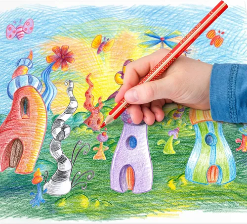 Vista 5 de Staedtler 128NC10 - Lápices de colores jumbo, 0.157 in, caja de 10