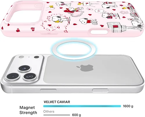 Vista 1337 de VELVET CAVIAR Funda para iPhone 15, compatible con MagSafe, probada contra caídas de 10 pies, fundas protectoras de diseño, leopardo color rosa