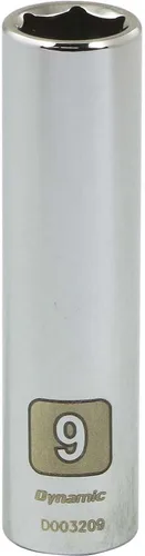 Vista 12 de Herramientas Dinámicas d003204 1/4" Drive 6 Punto Metric Socket con 4 mm Deep de longitud
