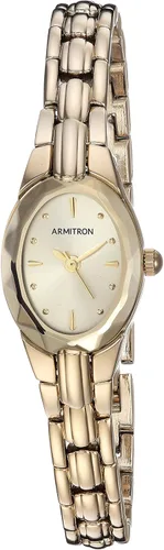 Vista 9 de Armitron Women's Oval Faceted Crystal Bracelet Watch