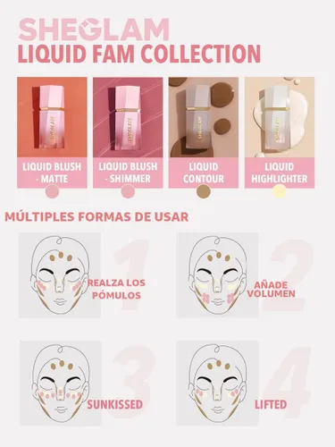 Vista 6 de SHEGLAM Glow Bloom Líquido Iluminador Impermeable Crema Iluminadora de Larga Duración con Acabado Luminoso y Perlado - Bellini Brunch Brunch Bellini