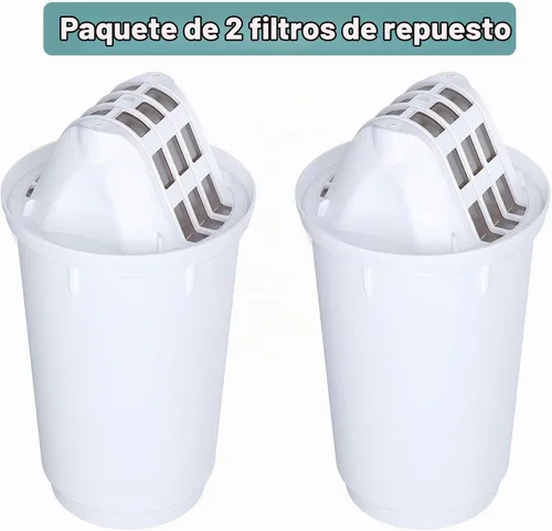 Vista 2 de Nakii Filtro de repuesto A5 para jarra de agua, paquete de 2