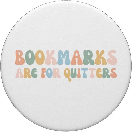 Vista 3 de Los marcadores son para los amantes de los libros de regalo para los amantes de los libros PopSockets intercambiables PopGrip