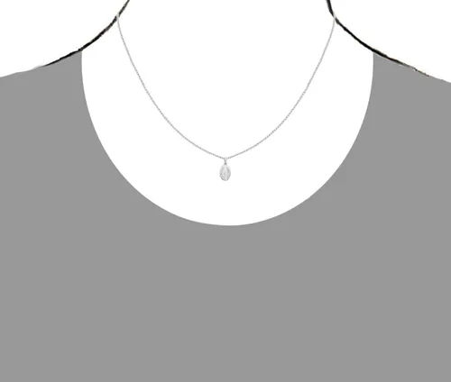 Vista 4 de Ritastephens Collar con colgante de plata de ley milagrosa con medalla de oración latina de oración latina (0.47, 0.59, 0.79 pulgadas, 0.79 pulgadas)
